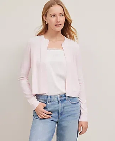 Ann Taylor Petite Cropped Open Cardigan