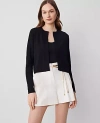 Ann Taylor Petite Cropped Open Cardigan