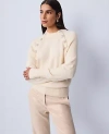 Ann Taylor Petite Embellished Mock Neck Sweater In Neutral