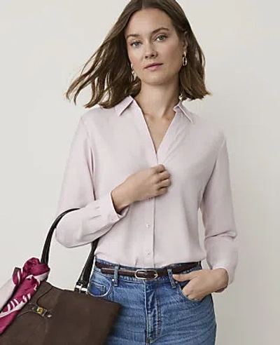 Ann Taylor Petite Essential Shirt In Neutral
