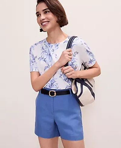 Ann Taylor Petite Floral Sweater Tee