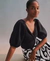 Ann Taylor Petite Knotted Tie Back Blouse