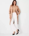 Ann Taylor Petite Mariner High Rise Wide Leg Crop Jeans In Ivory In Ivory
