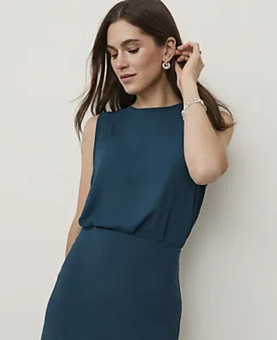 Ann Taylor Petite Mixed Media Shell Top