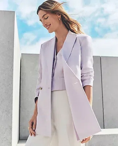 Ann Taylor Petite Modern Blazer In Orchid Hush