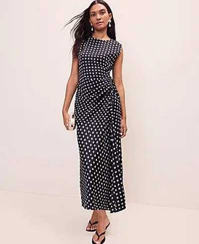 Ann Taylor Petite Polka Dot Maxi Dress