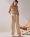 Ann Taylor Petite Raglan Wedge Sweater In Toasted Oat