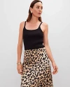 Ann Taylor Petite Ribbed Scoop Neck Tank Top
