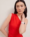Ann Taylor Petite Ruched One Shoulder Top
