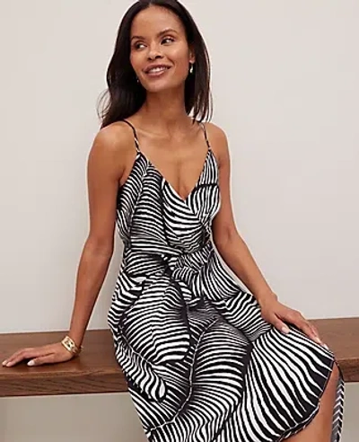 Ann Taylor Petite Satin Strappy Sheath Dress