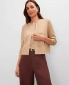 Ann Taylor Petite Shimmer Open Cardigan