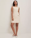 Ann Taylor Square Neck Button-down Dress
