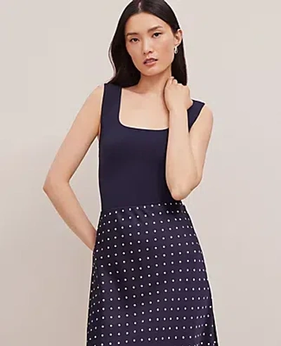 Ann Taylor Petite Square Neck Tank Top