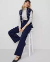 Ann Taylor Petite Straight Leg Cargo Pant In Pure Sapphire
