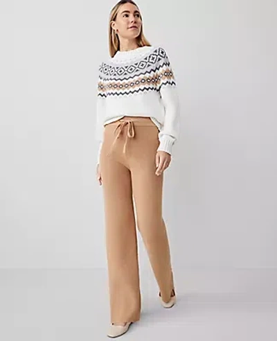 Ann Taylor Petite Sweater Pant In Cafe Au Lait