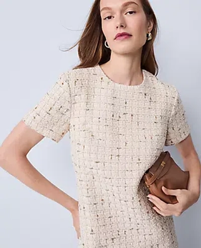 Ann Taylor Petite Tweed Shift Dress