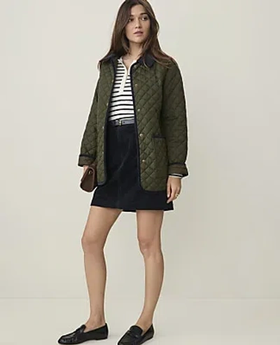 Ann Taylor Petite Weekend A-line Skirt In Night Sky