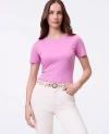 Ann Taylor Petite Weekend Collection Crew Neck Tee In Pink