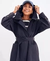 Ann Taylor Petite Weekend Collection Hooded Parka Jacket In Night Sky