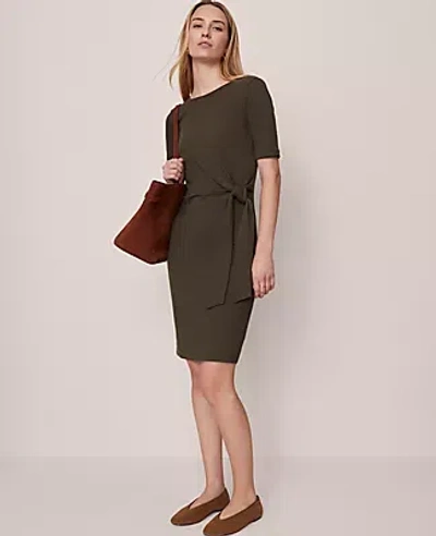 Ann Taylor Petite Weekend Collection Tie Waist Shift Dress