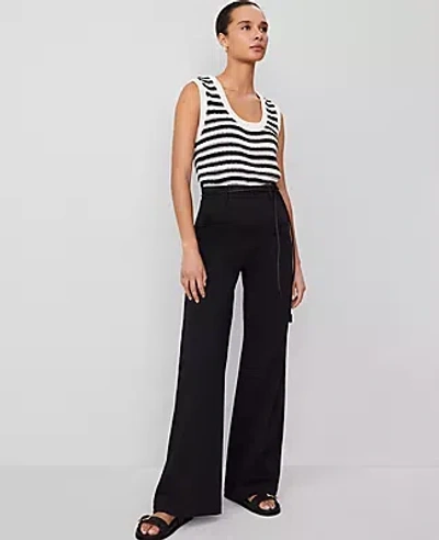 Ann Taylor Petite Weekend Collection Trouser Pant In Black