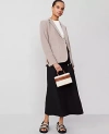ANN TAYLOR PETITE WEEKEND COLLECTION VOILE DRAWSTRING MIDI SKIRT