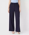 Ann Taylor Petite Wide Leg Pants - Curvy Fit In Night Sky