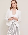 Ann Taylor Piqué Fitted Blazer