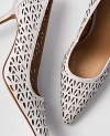 Ann Taylor Pointy Toe Perforated Pump In Multi