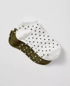 Ann Taylor Polka Dot Ankle Sock Set In Multi