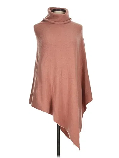 Pre-owned Ann Taylor Poncho In Brown