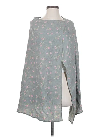 Pre-owned Ann Taylor Poncho In Gray