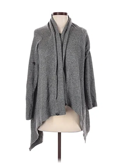 Pre-owned Ann Taylor Poncho In Gray