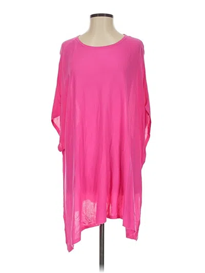 Pre-owned Ann Taylor Poncho In Pink
