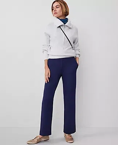 Ann Taylor Ponte Pull On Pant In Pure Sapphire