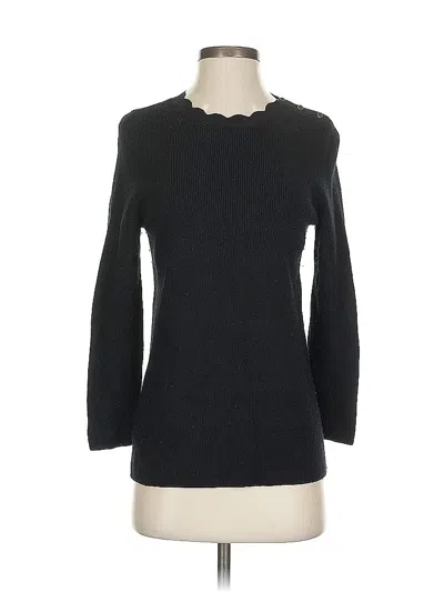 Pre-owned Ann Taylor Pullover Sweater In Black