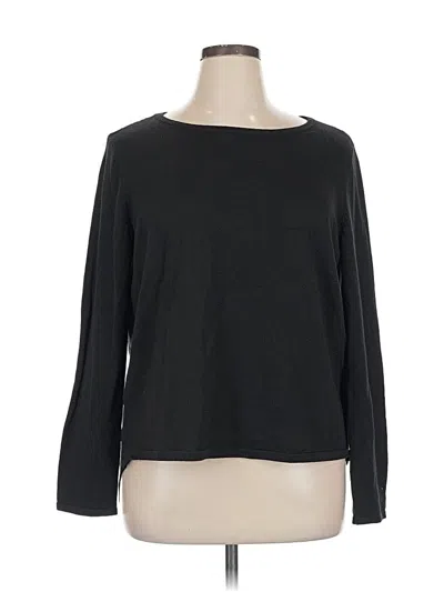 Pre-owned Ann Taylor Pullover Sweater In Black