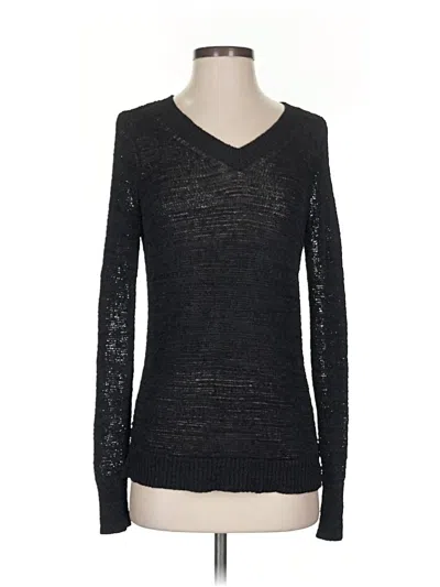 Pre-owned Ann Taylor Pullover Sweater In Black