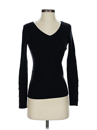 Pre-owned Ann Taylor Pullover Sweater In Black