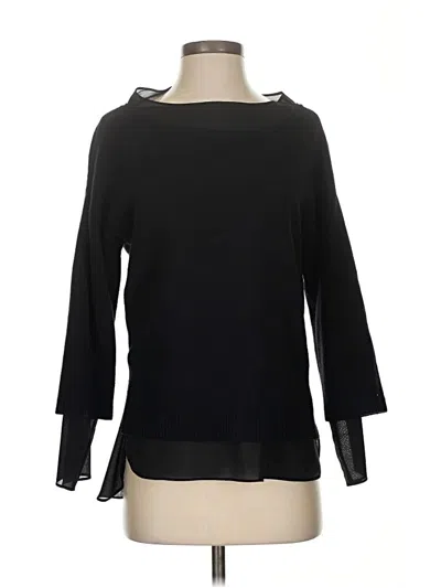 Pre-owned Ann Taylor Pullover Sweater In Black