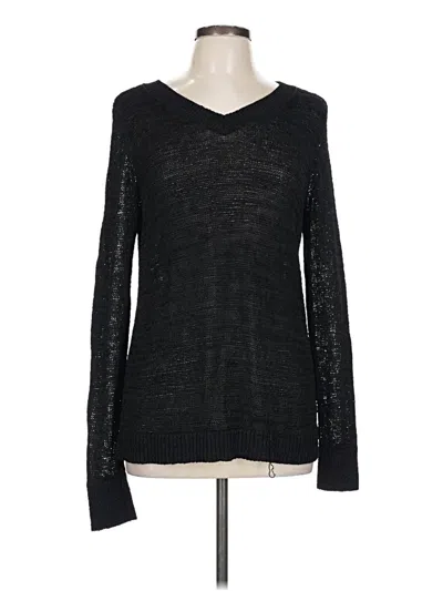 Pre-owned Ann Taylor Pullover Sweater In Black