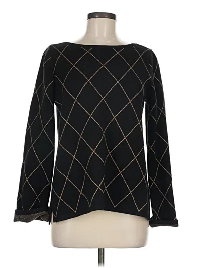 Pre-owned Ann Taylor Pullover Sweater In Black