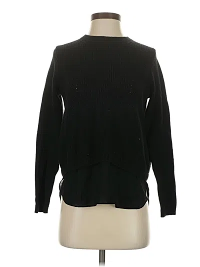 Pre-owned Ann Taylor Pullover Sweater In Black