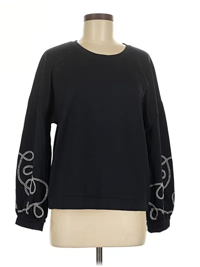 Pre-owned Ann Taylor Pullover Sweater In Black