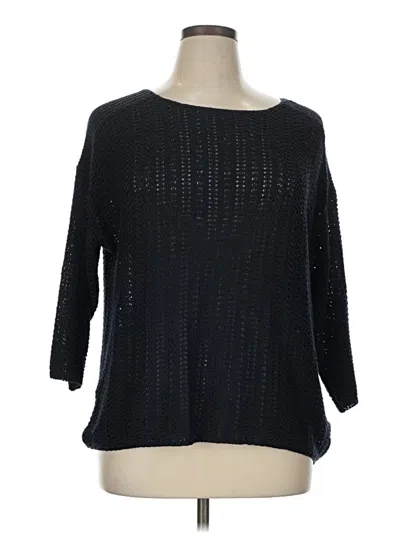 Pre-owned Ann Taylor Pullover Sweater In Black