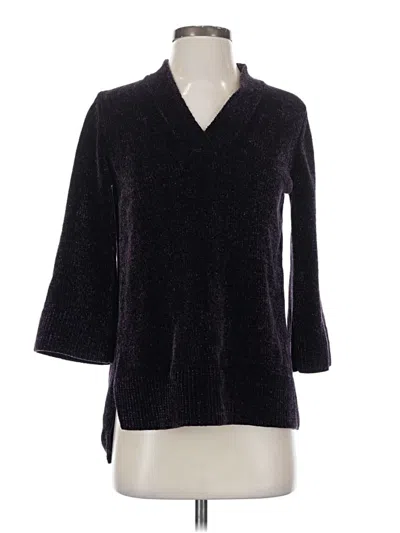 Pre-owned Ann Taylor Pullover Sweater In Black