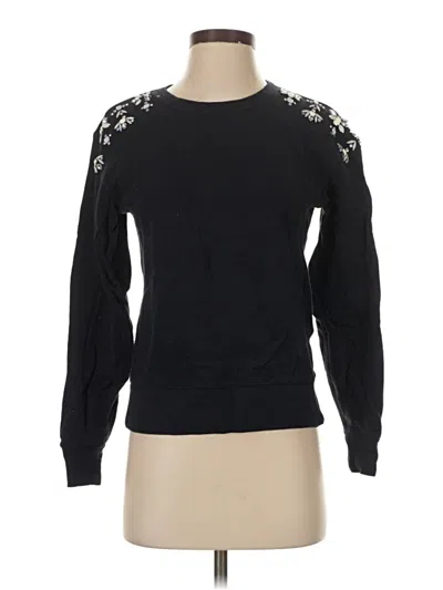 Pre-owned Ann Taylor Pullover Sweater In Black