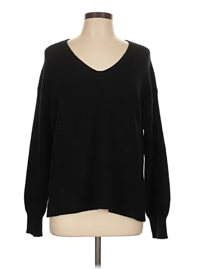 Pre-owned Ann Taylor Pullover Sweater In Black