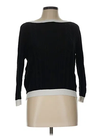 Pre-owned Ann Taylor Pullover Sweater In Black