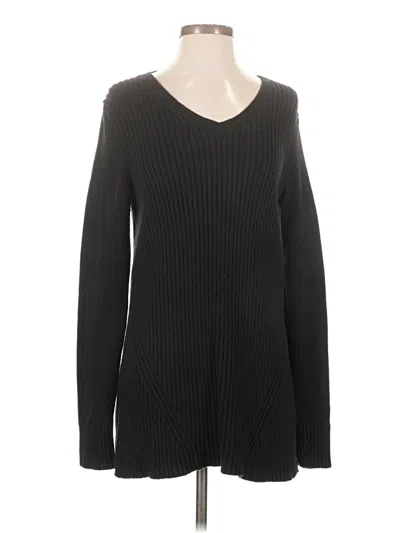 Pre-owned Ann Taylor Pullover Sweater In Black